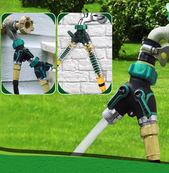 Gardena Hose Comfort - Divisor de manguera de 2 vías,
