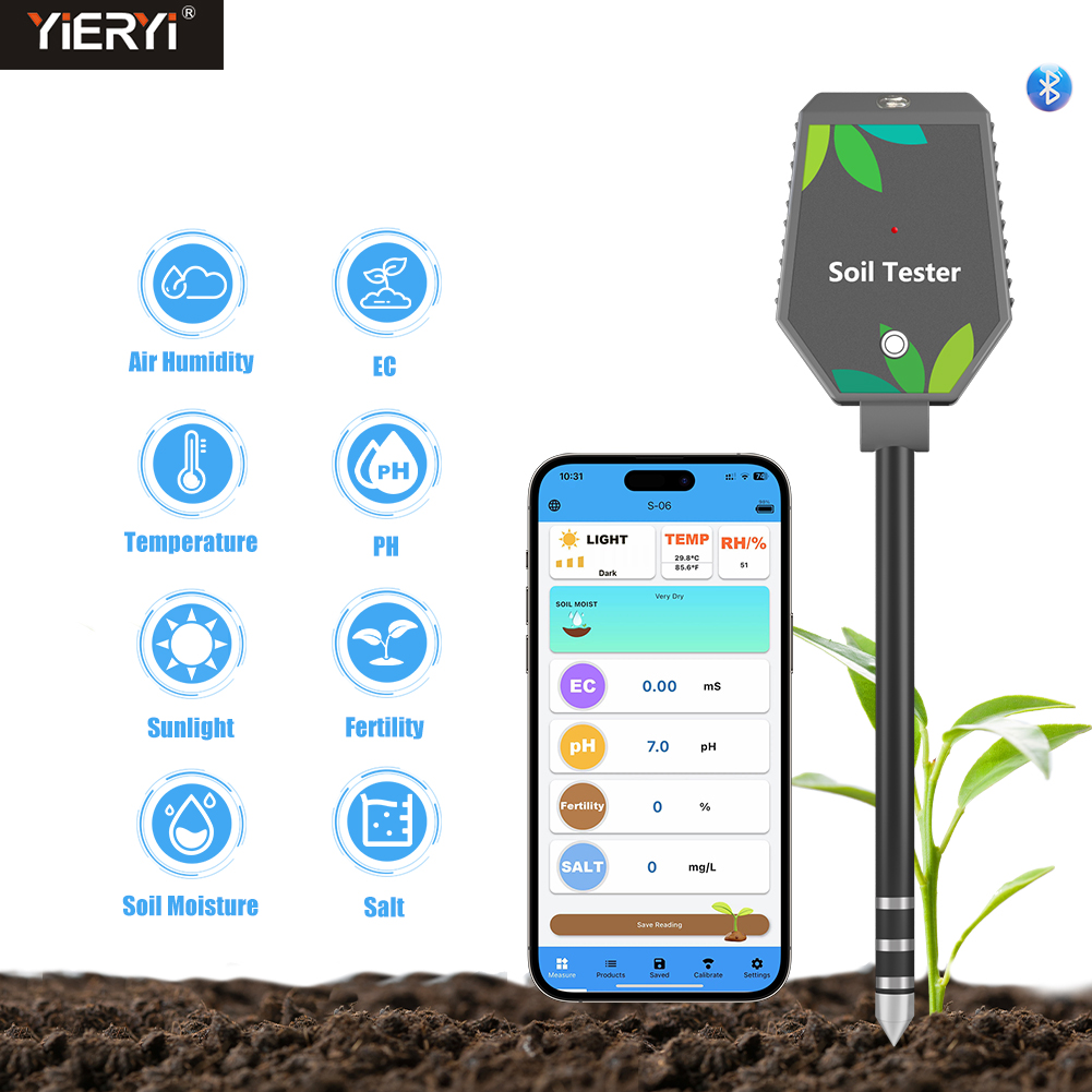 Ph Up Down Solution - Yieryi-probador de suelo inteligente 8 en