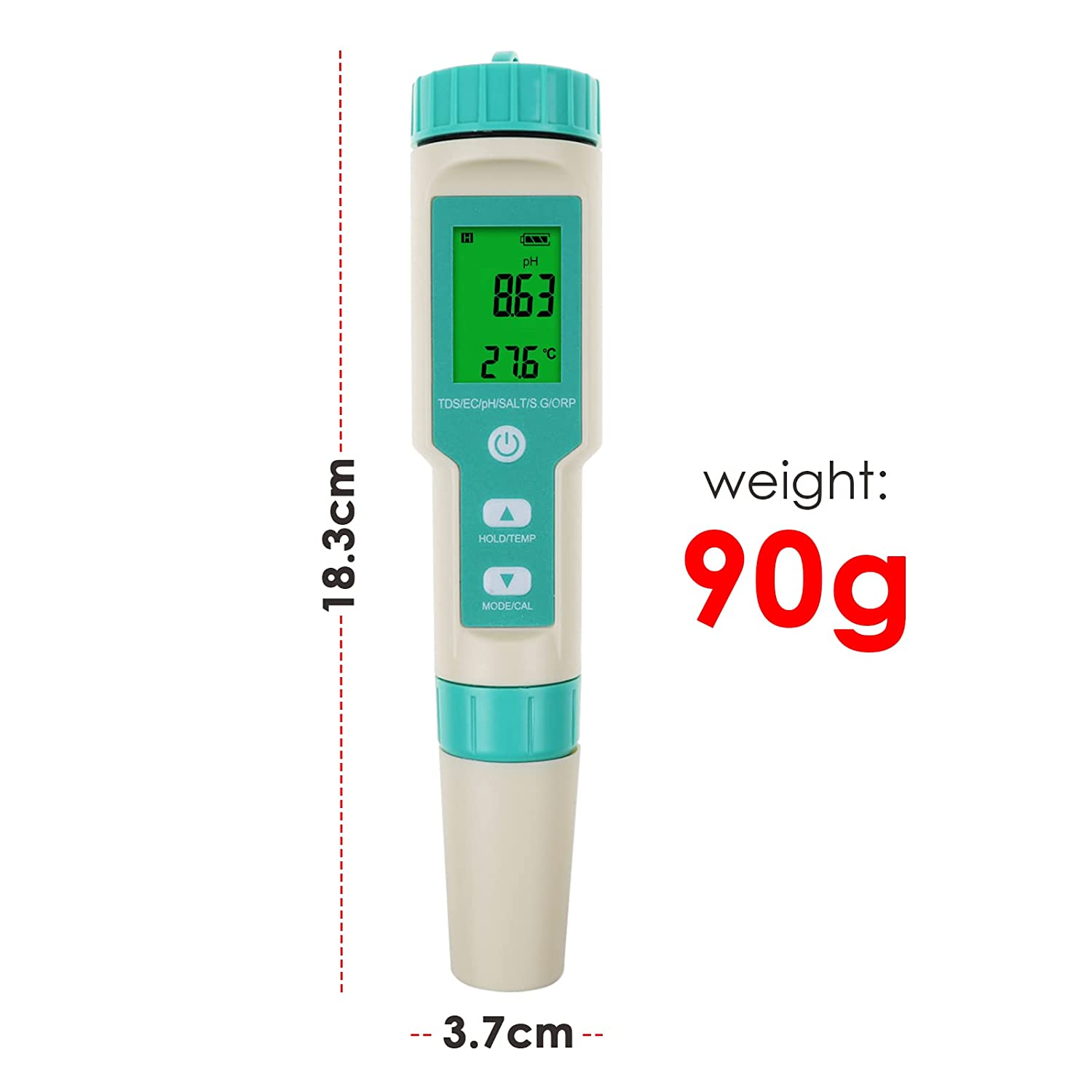 Medidor de temperatura multifu - Ph Up Down Solution reseña y precio